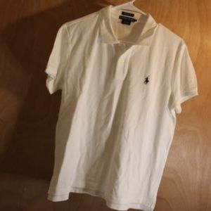 Ralph Lauren Womens Large Polo White